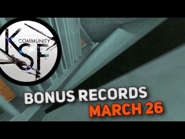 new video: KSF Bonus World Records | March 2026: March's Patreon reward
Thank you so much for the support! Appreciate it ❤️

This channel isn’t monetized.
If you’d like to support the time and effort put into making these videos, you can do so here: https://www.patreon.com/15195422/join
Thank you!

Song in order:
Mystic state, Alicia Kiah - Solva
Mystic state, Congi, Captivate - Too Late (Captivate Remix)
Plastician - Luxurious
Stylust, Abstrakt Sonance, JLEON - Stay Close
Tom Vernon - Start Again
DJ DIFFERENT - Violence and Cruelty

Timestamps:
00:00 Intro
00:10 goliath b4
00:33 adventure_final b6
00:42 antagonist2 b7
00:53 atonement b1
01:25 beyond b1
01:43 centipedes b1
01:56 christmas b2
02:15 consistenza_diversa b2
02:25 despair b6
02:35 diet_mountain_dew b1
02:48 dynasty b1
03:11 elysium5 b4
03:36 excavation b3
03:49 excavation b6
03:59 expel b2
04:29 firedancer b1
04:41 firedancer b3
04:51 firedancer b6
05:07 fornax b7
05:17 fuchtnut b3
05:28 funhouse2 b6
05:49 hardline b2
06:06 haze b6
06:16 jumble b2
06:28 kismet b2
06:34 kz_mix_journeys b3
07:04 morbid2 b2
07:10 north b4
07:25 outra b3
07:44 pantheon b3
08:11 perihelion b4
08:31 quake b2
08:48 quake b3
09:24 quake b4
09:40 quake b5
09:51 quake b6
10:05 quake b7
10:23 quake b8
10:38 quake b9
10:45 raqqit b2
10:52 sandtrap b3
11:15 sandtrap2 b4
11:25 seaside b2
11:37 sirena b1
12:05 sirena b2
12:21 sirena b3
12:42 sirius b3
12:54 tequila b1
13:10 torque2 b1
13:22 tycho2 b1
13:32 tycho2 b2
13:44 tycho2 b3
14:03 tycho2 b4
14:22 undergrowth b3
14:45 vale2 b1
14:59 vitamin_e b1
15:12 vitamin_e b2
15:22 vitamin_e b5
15:36 vitamin_e b7
15:49 rands b3
28:48 shoutout

Made by Oui
All runs are done in CS:S - 66t.
#ksf #css #surf