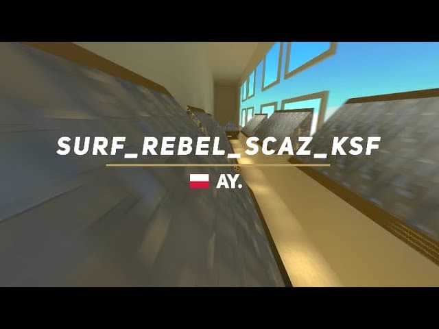 new video: surf_rebel_scaz_ksf WR. Surfed by ay.: Details below


[Surf Timer] - ay. finished in 00:21:97 (WR -00:00:03)
[Surf Timer] - ay. beat the map record! Rank: 1/8032
                    
Previous WR by: Tucks

Date of the run: Sep 12, 2025

Map by: scaz.zaf
Tier: 1

Tucks' time was lagged and adjusted, the cpr isn't trustworthy, here is a comparison to R4 (ok, previous route)

CP 1: 6.990 -.01 +308 u/s
CP 2: 12.795 -.045 +3 u/s
Map: 21.973 -.072 +19 u/s

Song : Desire - Duqa

Made by Oui
All runs are done in CS:S - 66t.
#ksf #css #surf 

This channel isn’t monetized.
If you’d like to support the time and effort put into making these videos, you can do so here: https://www.patreon.com/Oui_SURF
Thank you!