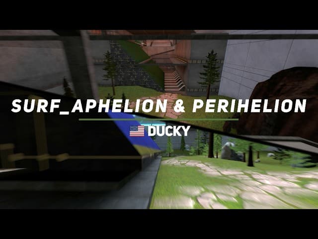 new video: surf_aphelion & surf_perihelion WRs. Surfed by ducky.: Details below


[Surf Timer] - ducky ♡(.◜ω◝.)♡ finished in 00:54:48 (WR -00:00:23)
[Surf Timer] - ducky ♡(.◜ω◝.)♡ beat the map record! Rank: 1/219
                    
Previous WR by: Liquidator

Date of the run: Mar 26, 2026

Map by: house
Tier: 5

CP 1: 16.608 -.026 -19 u/s
CP 2: 28.075 -.018 +12 u/s
CP 3: 44.419 -.085 +13 u/s
Map: 54.484 -.235 +101 u/s

[Surf Timer] - ducky ♡(.◜ω◝.)♡ finished in 01:17:50 (WR -00:00:51)
[Surf Timer] - ducky ♡(.◜ω◝.)♡ beat the map record! Rank: 1/155
                    
Previous WR by: Liquidator

Date of the run: Mar 29, 2026

Map by: house
Tier: 6

CP 1: 14.136 +.081 -3 u/s
CP 2: 29.371 -.208 +24 u/s
CP 3: 44.161 -.118 +6 u/s
CP 4: 01:01:638 -.220 +71 u/s
Map: 01:17:504 -.510 +52 u/s

Song : Lost Years - Cross the line

This channel isn’t monetized.
If you’d like to support the time and effort put into making these videos, you can do so here: https://www.patreon.com/15195422/join
Thank you!

Made by Oui
All runs are done in CS:S - 66t.
#ksf #css #surf