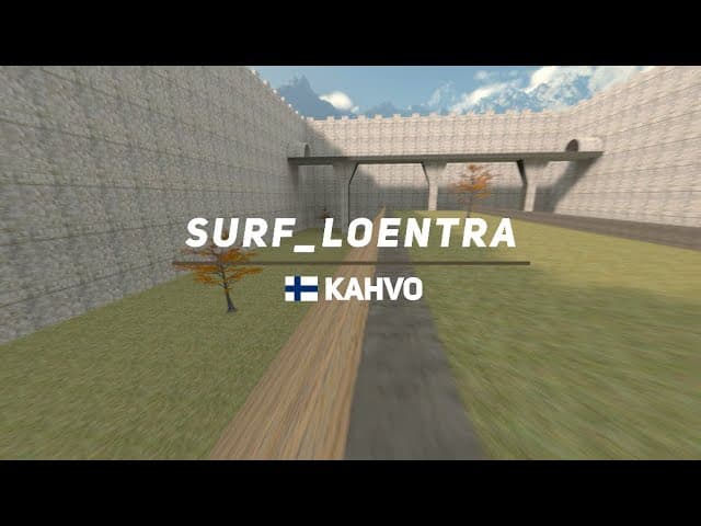 new video: surf_loentra WR. Surfed by Kahvo: Details below


[Surf Timer] - ᴸˢKahvo finished in 00:59:33 (WR -00:00:62)
[Surf Timer] - ᴸˢKahvo beat the map record! Rank: 1/610
                    
Previous WR by: Caff

Date of the run: Jan 9, 2026

Map by: ins
Tier: 5

CP 1: 24.240 -.450 +2 u/s
CP 2: 45.944 -.375 +7 u/s
CP 3: 56.460 -.539 +76 u/s
Map: 59.339 -.629 +143 u/s

Song (Kahvo's suggestion) : Daughter - Smother (Vancore Bootleg)

This channel isn’t monetized.
If you’d like to support the time and effort put into making these videos, you can do so here: https://www.patreon.com/c/Oui_SURF
Thank you!

Made by Oui
All runs are done in CS:S - 66t.
#ksf #css #surf